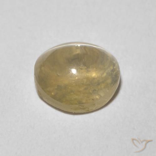 1.45克拉天然硅线石猫眼，椭圆形，透明