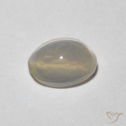 1.22克拉天然硅线石猫眼，椭圆形，透明