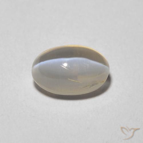 1.43ct 天然 浅玉米饼棕色 硅线石猫眼, 椭圆形, 透明