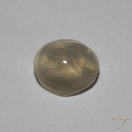 1.22克拉天然硅线石猫眼，椭圆形，透明