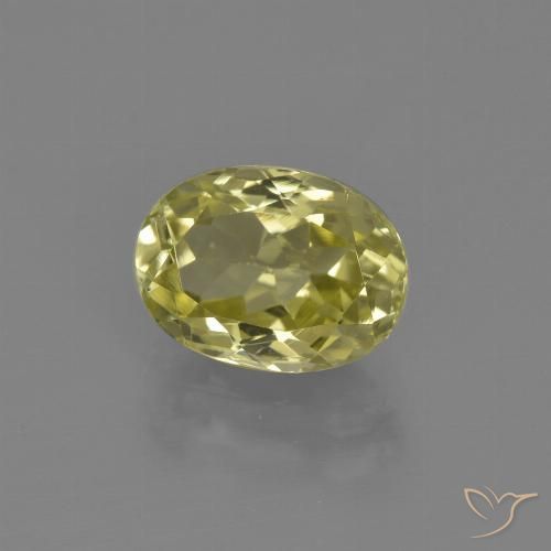 2.30ct 天然 浅金黄色 硅线石, 椭圆形, VVS-VS