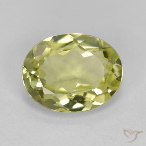 1.72ct 天然 中黄色 硅线石, 椭圆形, VVS-VS