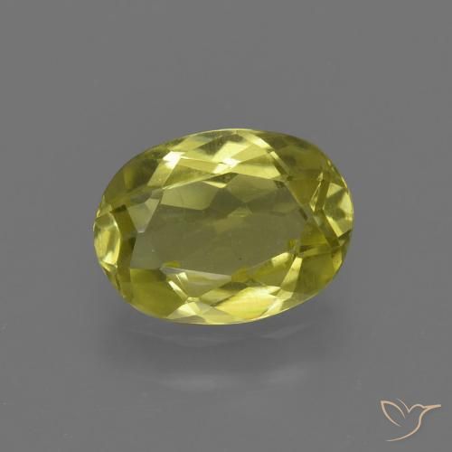 1.13ct 天然 菠萝黄 硅线石, 椭圆形, VVS-VS