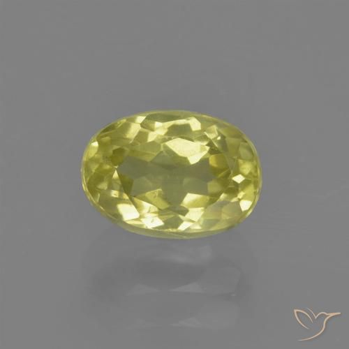 1.22ct 天然 Pineapple yellow 硅线石, 椭圆形, VS