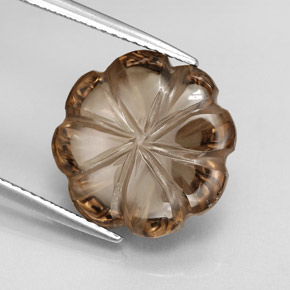 9.08克拉天然烟晶，透明，透明/半透明