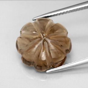 9.08克拉天然烟晶，透明，透明/半透明