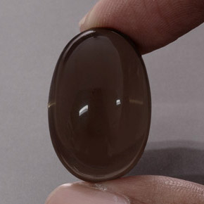 31.15克拉天然棕色烟晶，透明，23.7×15.8毫米，透明/半透明