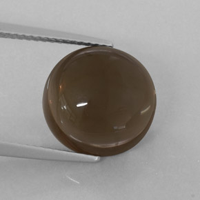 7.52克拉天然棕色烟晶，透明，12.18毫米，透明/半透明