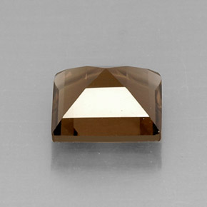 4.21克拉天然棕色烟晶，方形，10.2×10.1毫米，VS