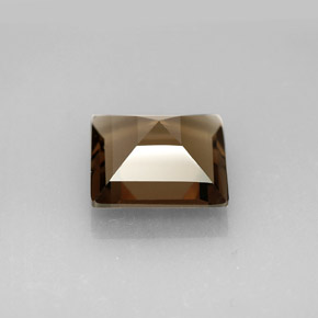 3.35克拉天然烟晶，正方形，VVS-VS