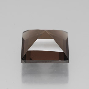 4.50克拉天然棕色烟晶，方形，10.2×10.1毫米，VVS-VS