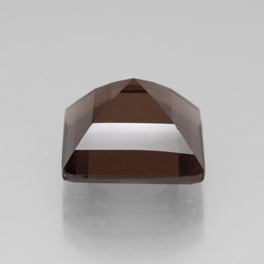 4.53克拉天然棕色烟晶，方形，10.1×10.1毫米，VVS-VS