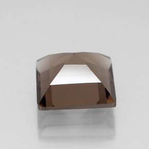 4.30克拉天然棕色烟晶，方形，10.1×10毫米，VVS-VS