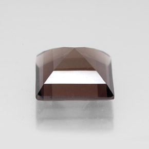 4.15克拉天然棕色烟晶，方形，10×10毫米，VVS