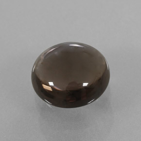 6.24克拉天然棕色烟晶，透明，12.26毫米，透明/半透明