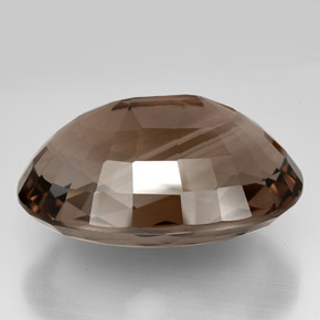 194.90克拉天然棕色烟晶，椭圆形切割，45×31.2毫米，IF