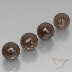 27.23克拉天然烟晶，球形，VVS-VS