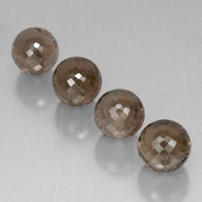 27.70天然棕色烟晶，球形，10.07毫米，VVS-VS