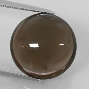 11.68克拉天然棕色烟晶，透明，15.06毫米，透明/半透明