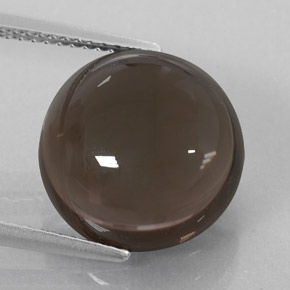 9.00克拉天然棕色烟晶，透明，13.26毫米，透明/半透明