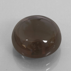 9.00克拉天然棕色烟晶，透明，13.26毫米，透明/半透明
