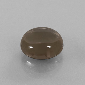 3.48克拉天然棕色烟晶，圆形切割，9.89毫米，透明