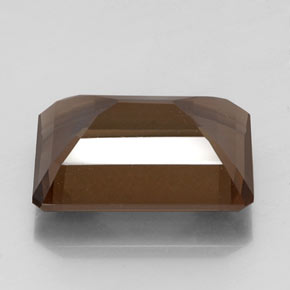 14.50克拉天然烟晶，祖母绿式切割，VVS-VS