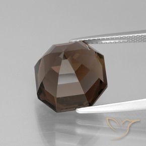 9.97克拉天然烟晶，八边形，VVS-VS