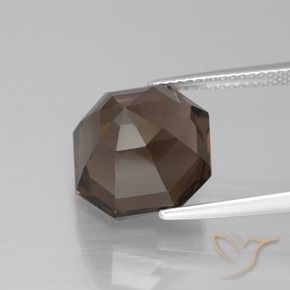 8.98克拉天然烟晶，八边形，VVS