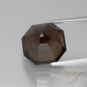 8.77克拉天然烟晶，八边形，VVS-VS