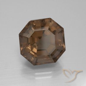 8.89克拉天然烟晶，八边形，VVS-VS