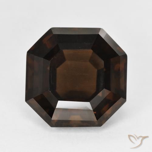 7.34克拉天然烟晶，八边形，VVS