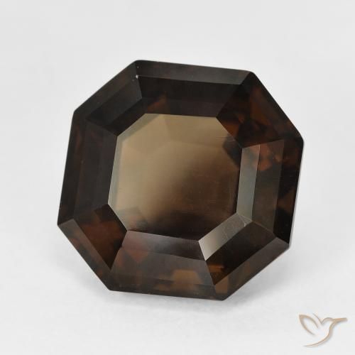 7.34克拉天然烟晶，八边形，VVS
