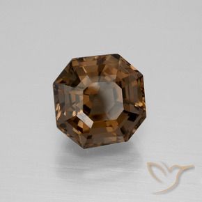 4.48克拉天然烟晶，八边形，VVS-VS