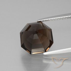 5.90克拉天然烟晶，八边形，VVS