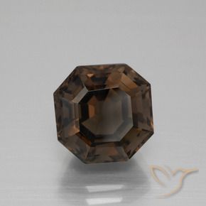 5.40克拉天然烟晶，八边形，VVS-VS