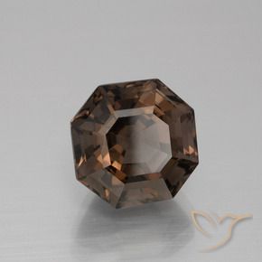 5.58克拉天然烟晶，八边形，VVS-VS