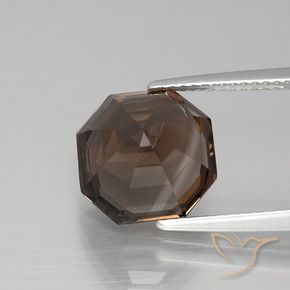 5.58克拉天然烟晶，八边形，VVS-VS