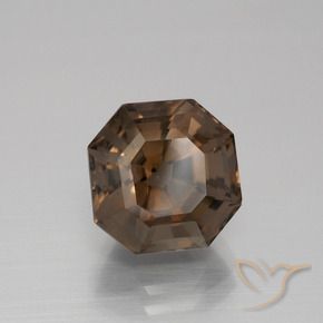 5.11克拉天然烟晶，八边形，VS