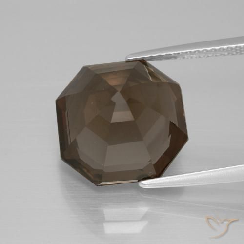 9.69克拉天然烟晶，八边形，VS