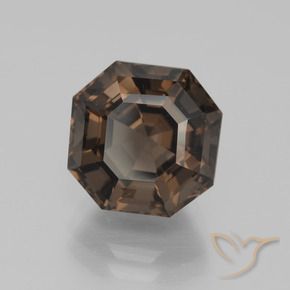 5.10克拉天然烟晶，八边形，VVS-VS