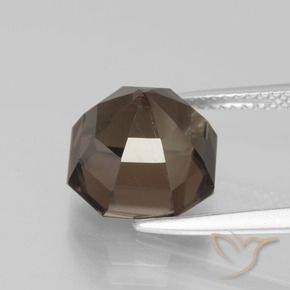 5.77克拉天然烟晶，八边形，VVS-VS
