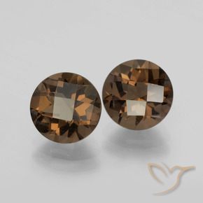 3.79克拉天然烟晶，圆形的，VS