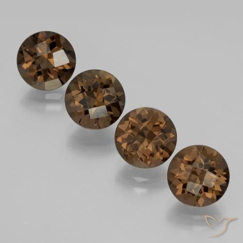 7.51克拉天然烟晶，圆形切割，VVS-VS