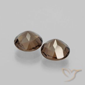 3.37克拉天然烟晶，圆形的，VVS-VS