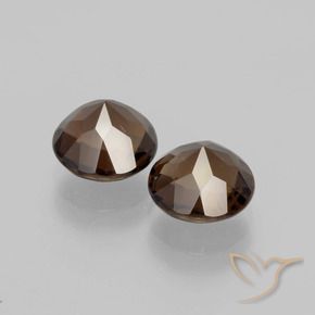 3.56克拉天然烟晶，圆形的，VS