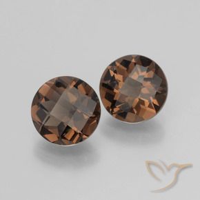 3.24克拉天然烟晶，圆形的，VS