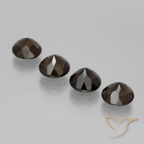 6.66克拉天然烟晶，圆形的，VS