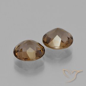 3.03克拉天然烟晶，圆形的，VVS-VS