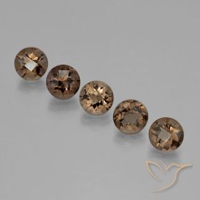 9.34克拉天然烟晶，圆形切割，VVS-VS